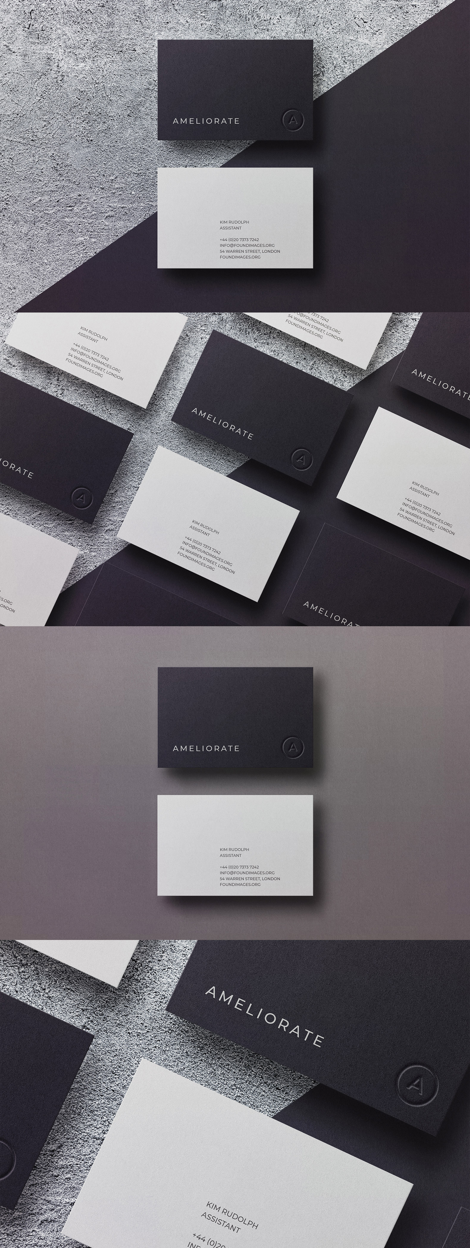 Business card Template & Mock-up #17 Business card Template & Mock-up #17