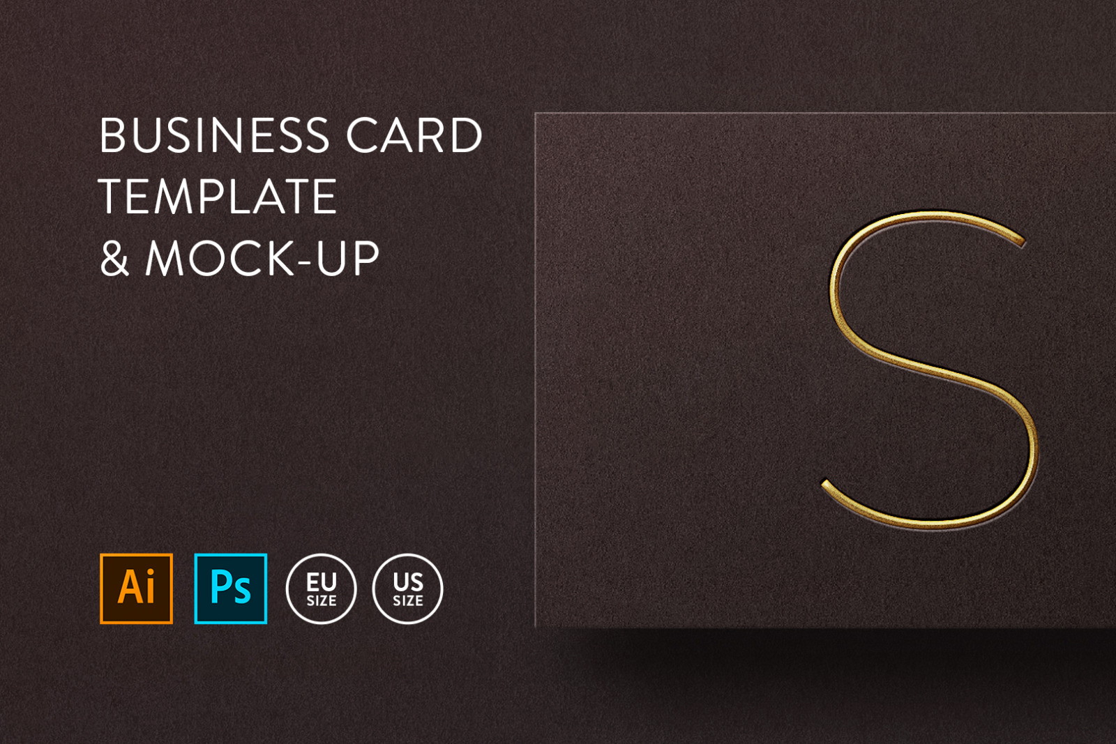 Business card Template & Mock-up #18 Business card Template & Mock-up #18