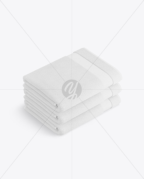 Three Towels Set Mockup