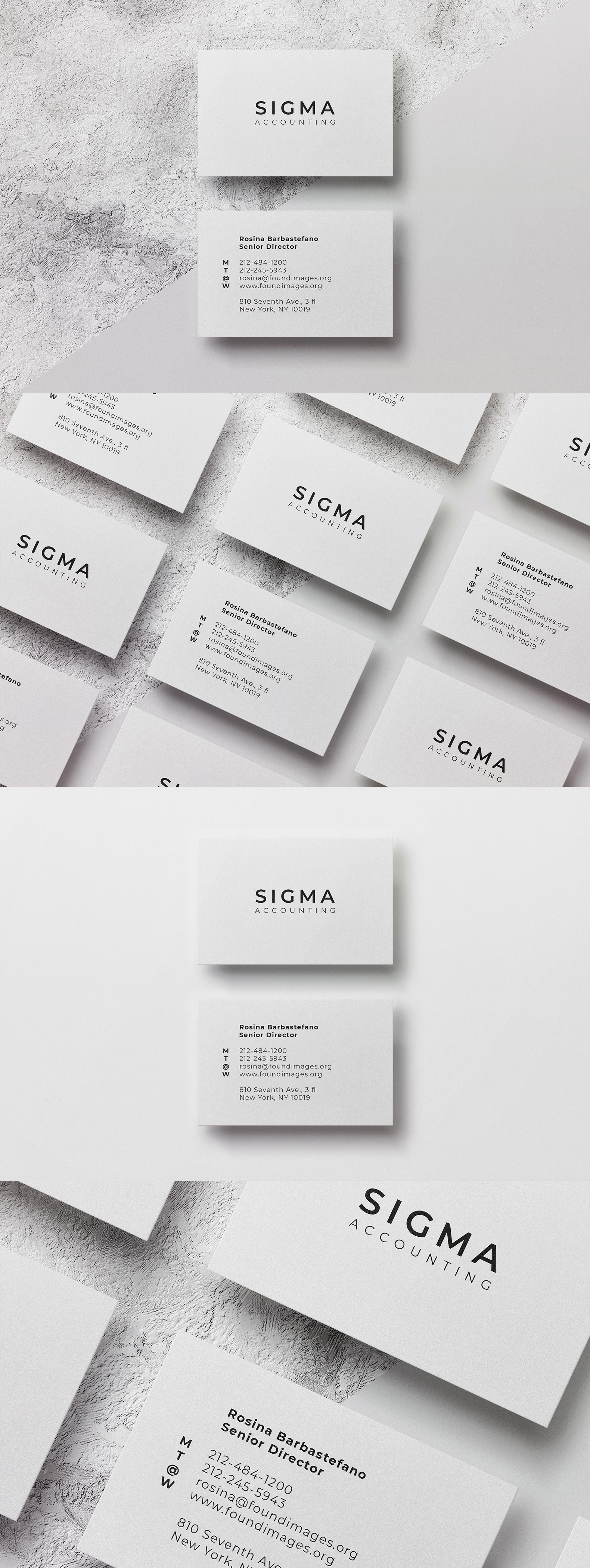 Business card Template & Mock-up #21 Business card Template & Mock-up #21
