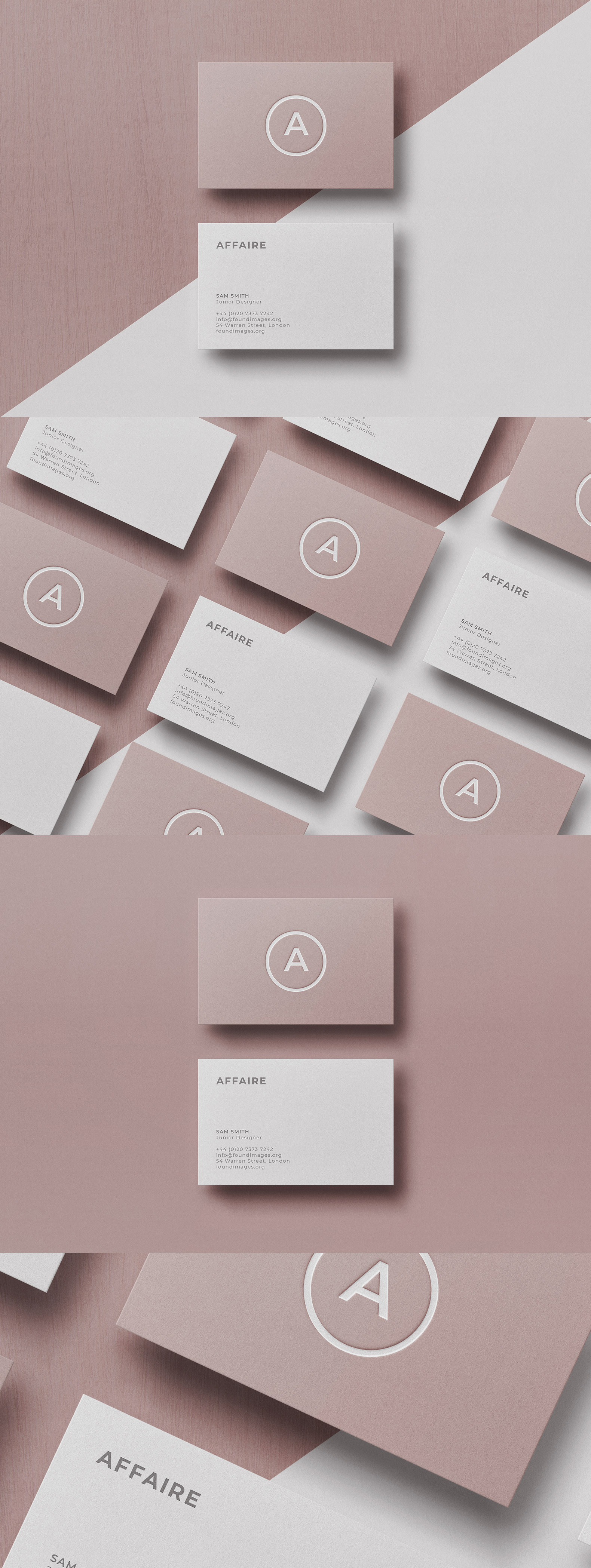 Business card Template &amp; Mock-up #34