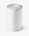 Matte Tin Can Mockup