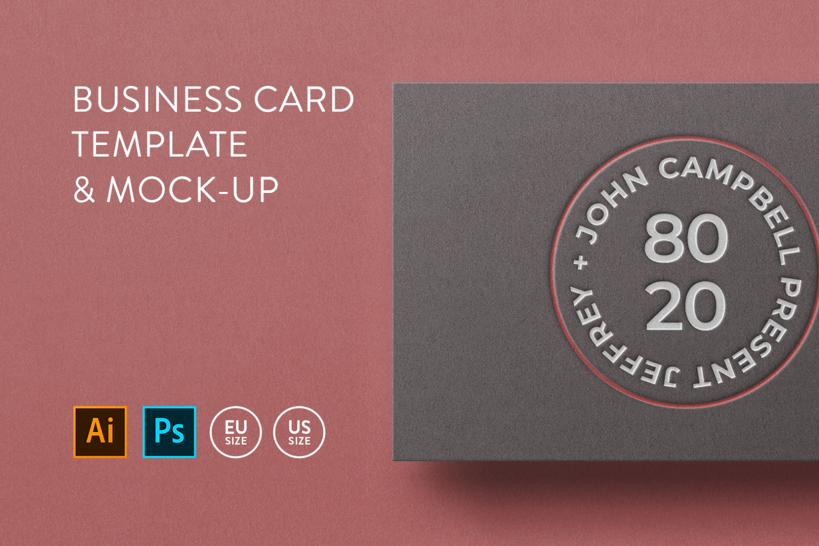 Business card Template &amp; Mock-up #38