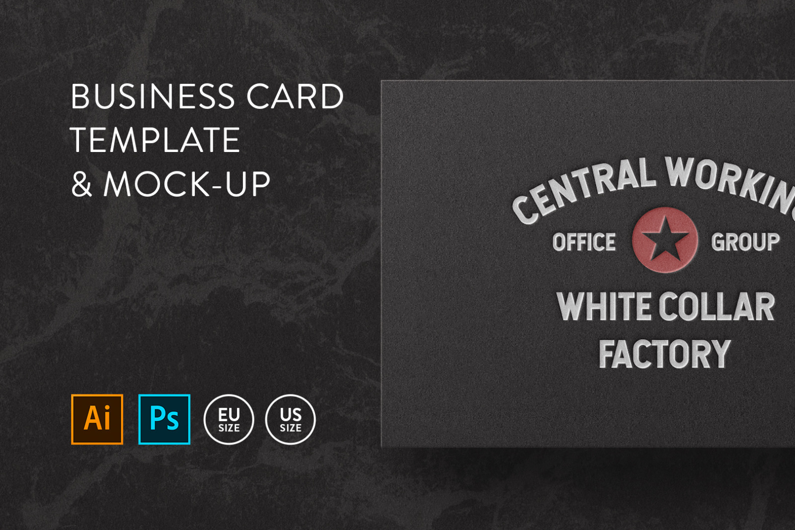 Business card Template & Mock-up #45 Business card Template & Mock-up #45