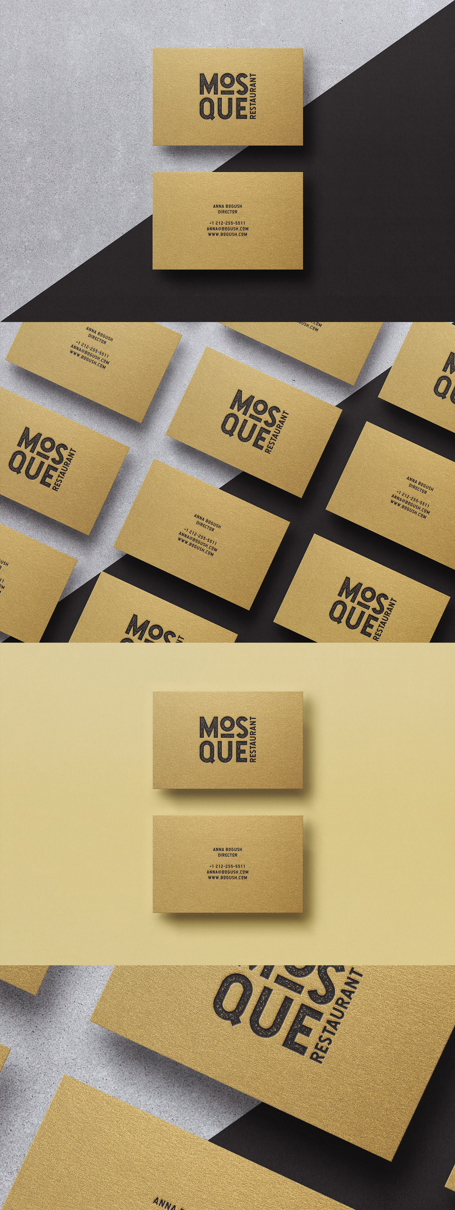 Business card Template & Mock-up #41 Business card Template & Mock-up #41