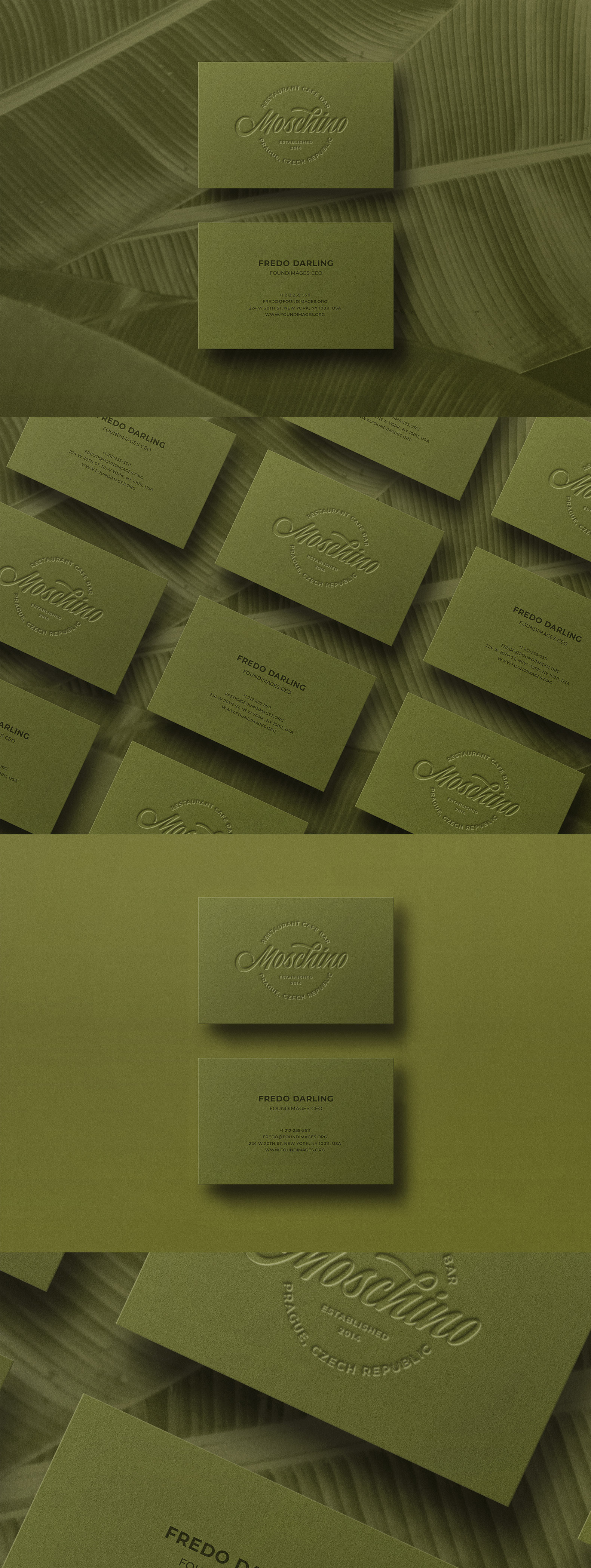 Business card Template &amp; Mock-up #40