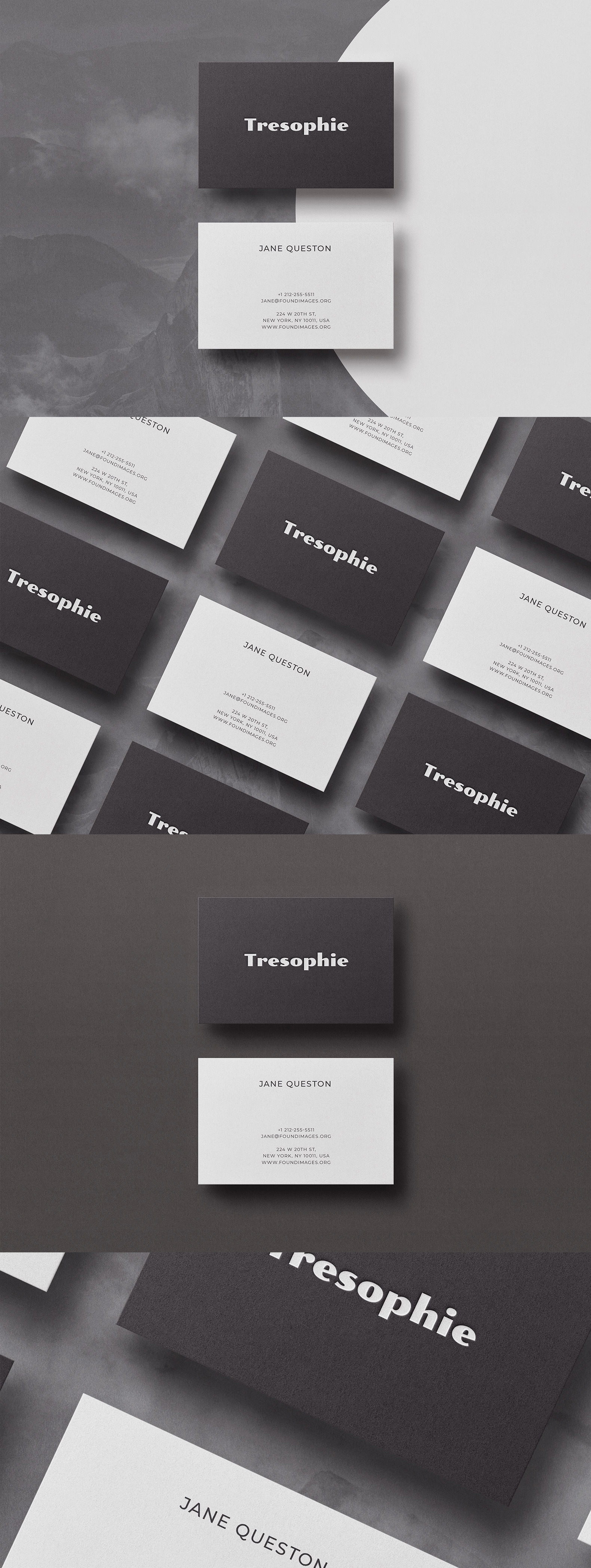 Business card Template & Mock-up #36 Business card Template & Mock-up #36