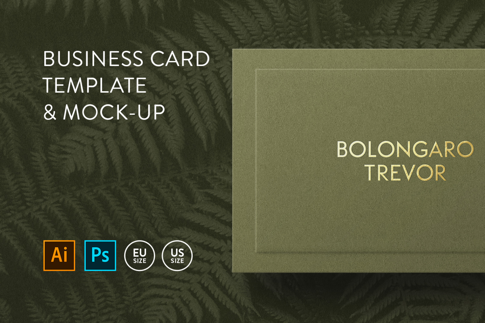 Business card Template & Mock-up #32 Business card Template & Mock-up #32
