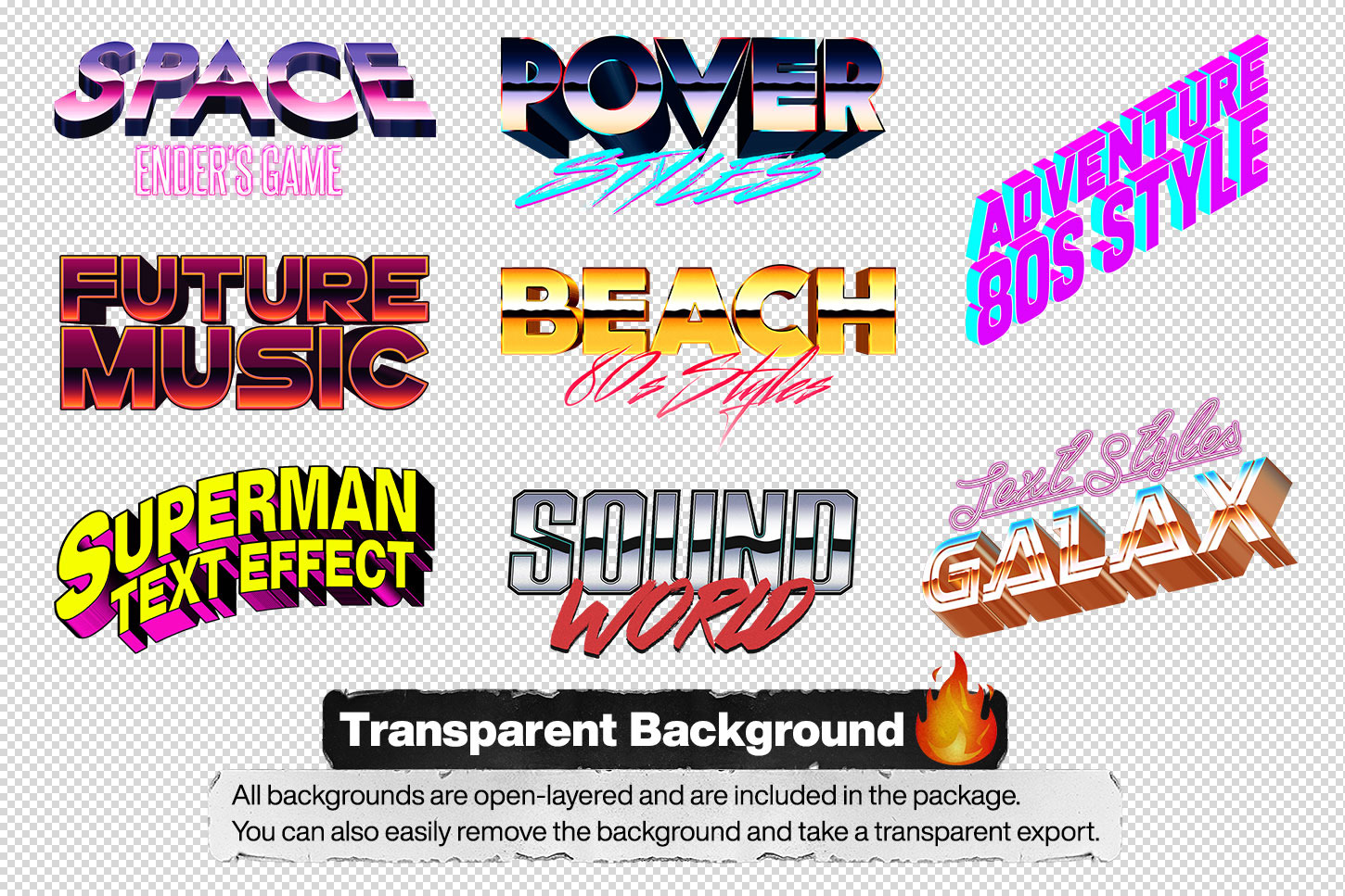 80s Text and Logo Effects Vol.1