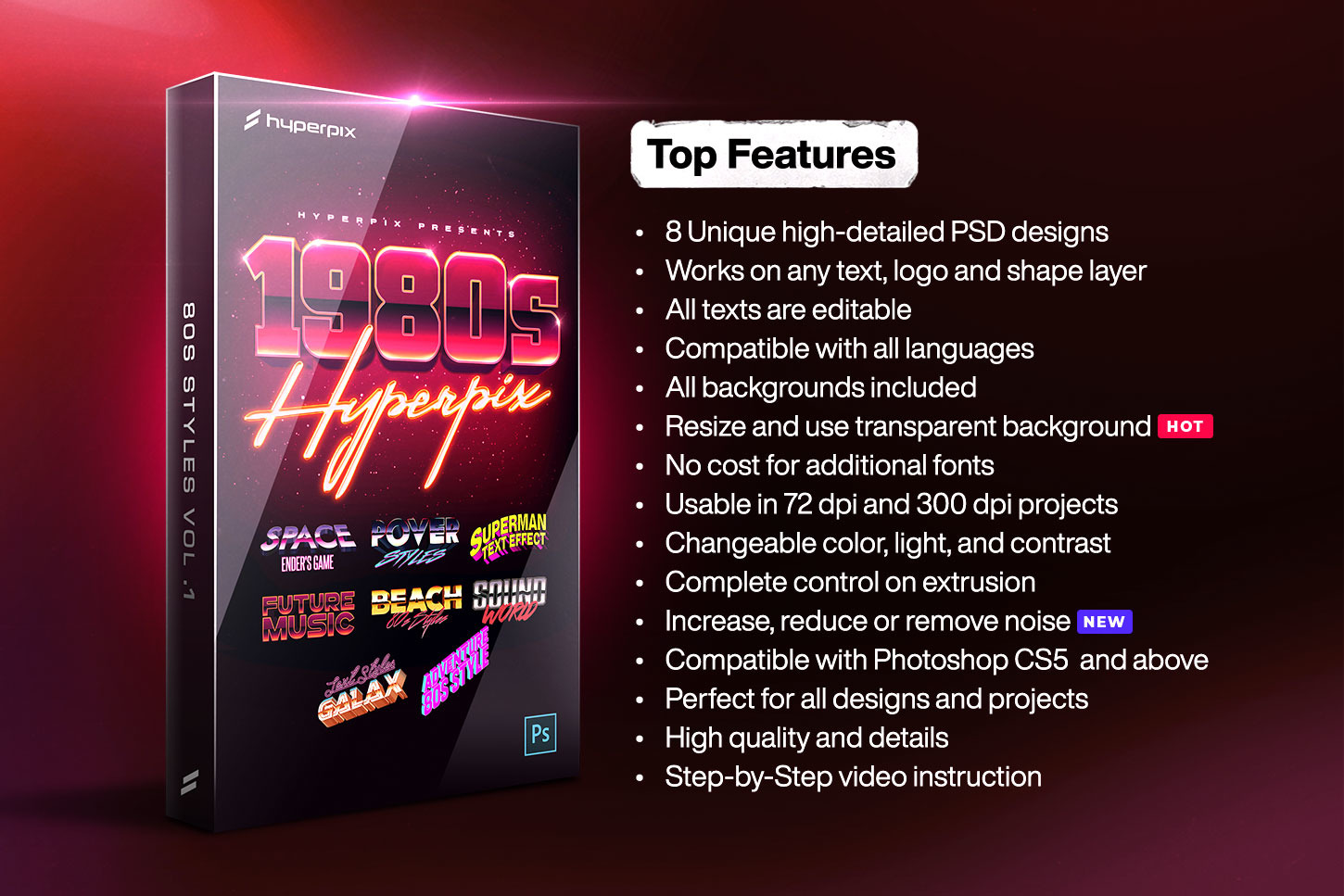 80s Text and Logo Effects Vol.1 80s Text and Logo Effects Vol.1