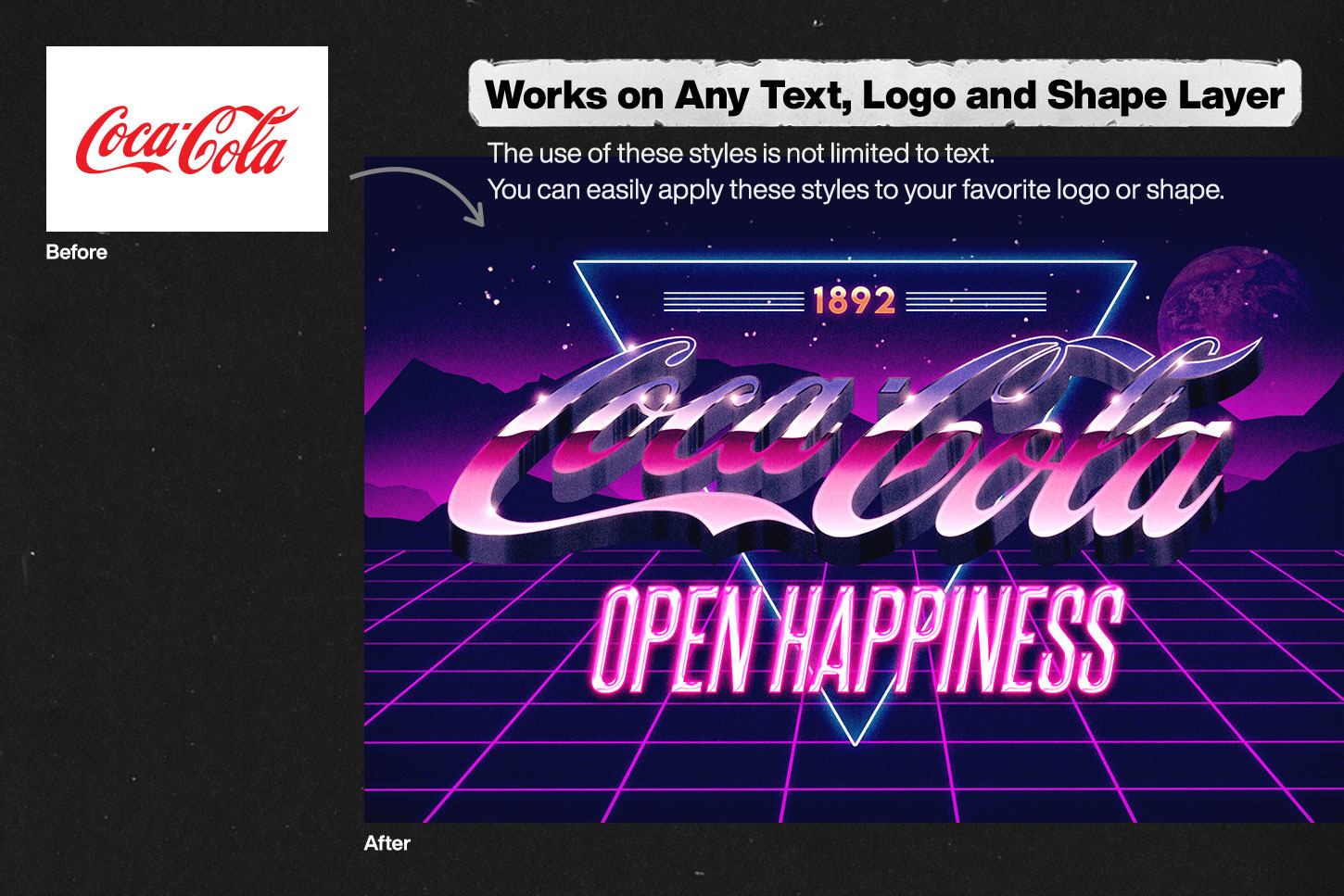 80s Text and Logo Effects Vol.1 80s Text and Logo Effects Vol.1