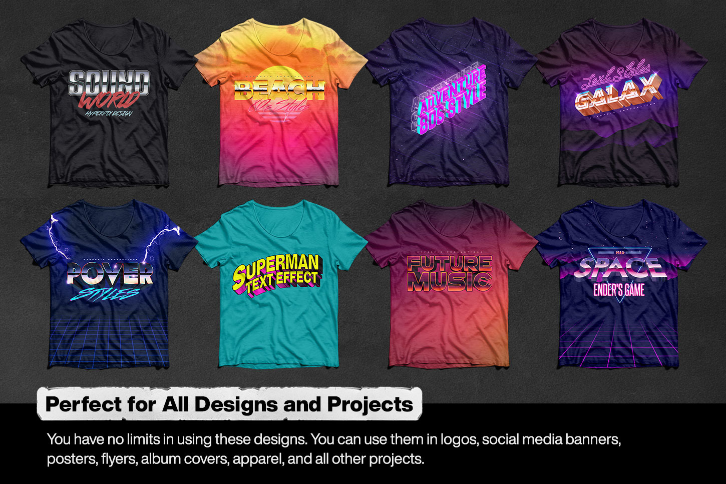 80s Text and Logo Effects Vol.1 80s Text and Logo Effects Vol.1