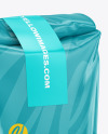 Glossy Food Bag Mockup - Half Side View