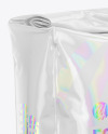 Glossy Food Bag Mockup - Half Side View