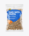 Whole Wheat Conchiglie Pasta Matte Bag Mockup