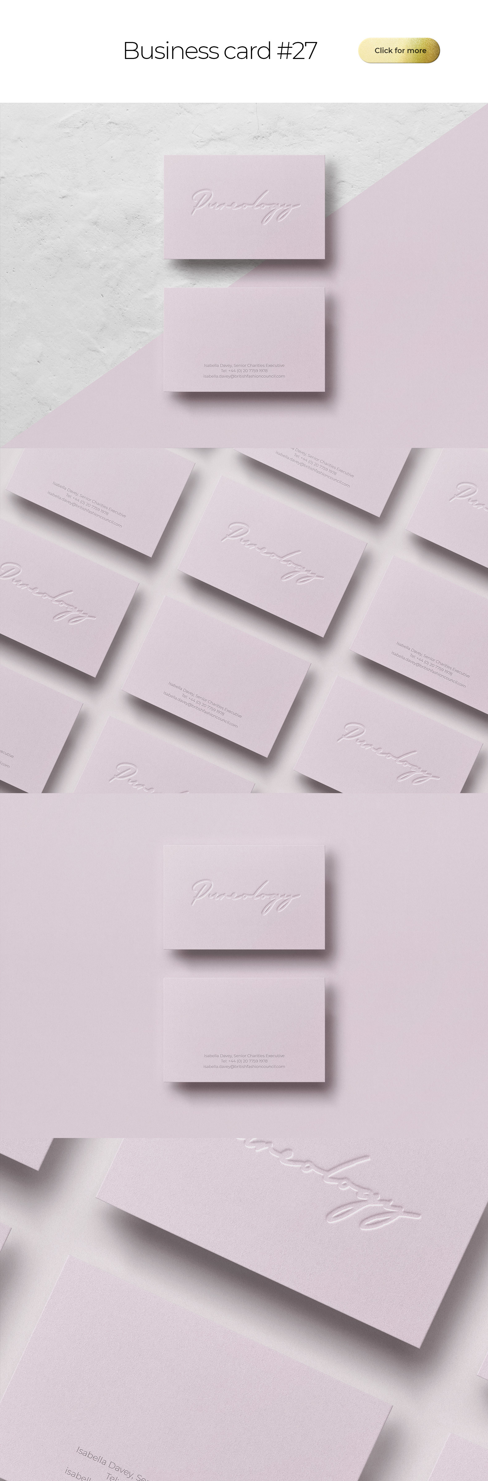 Business Card Bundle Template Mockup Business Card Bundle Template Mockup