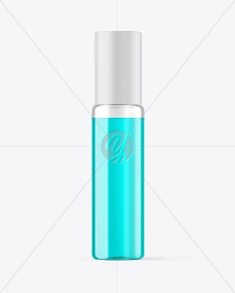 Clear Glass Roll-On Deodorant Mockup