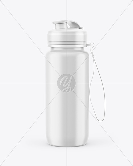 Glossy Sport Bottle Mockup