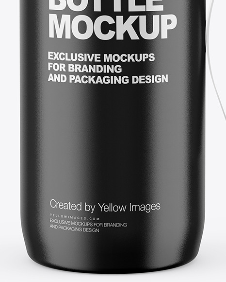 Glossy Sport Bottle Mockup