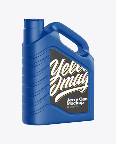 Plastic Jerry Can Mockup