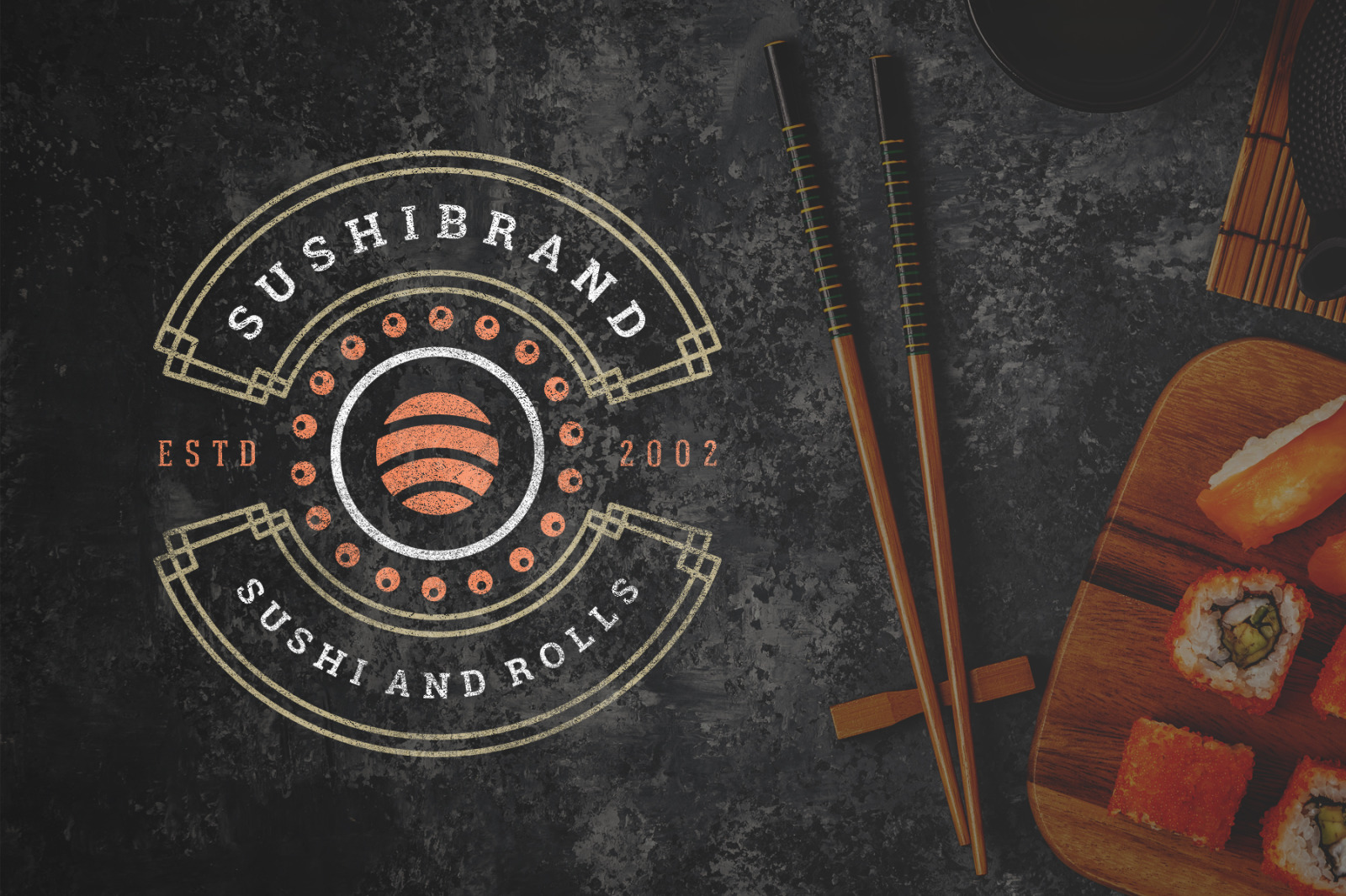 18 Sushi Bar Logos and Badges