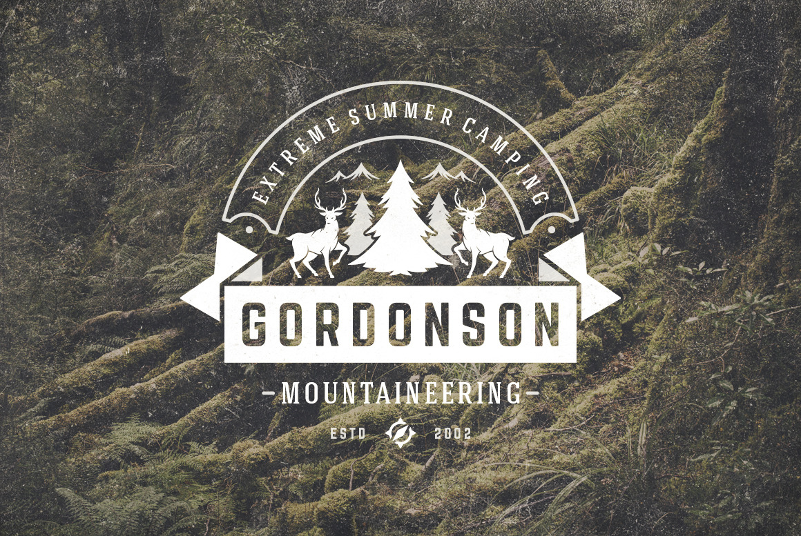 50 Outdoor logos and badges