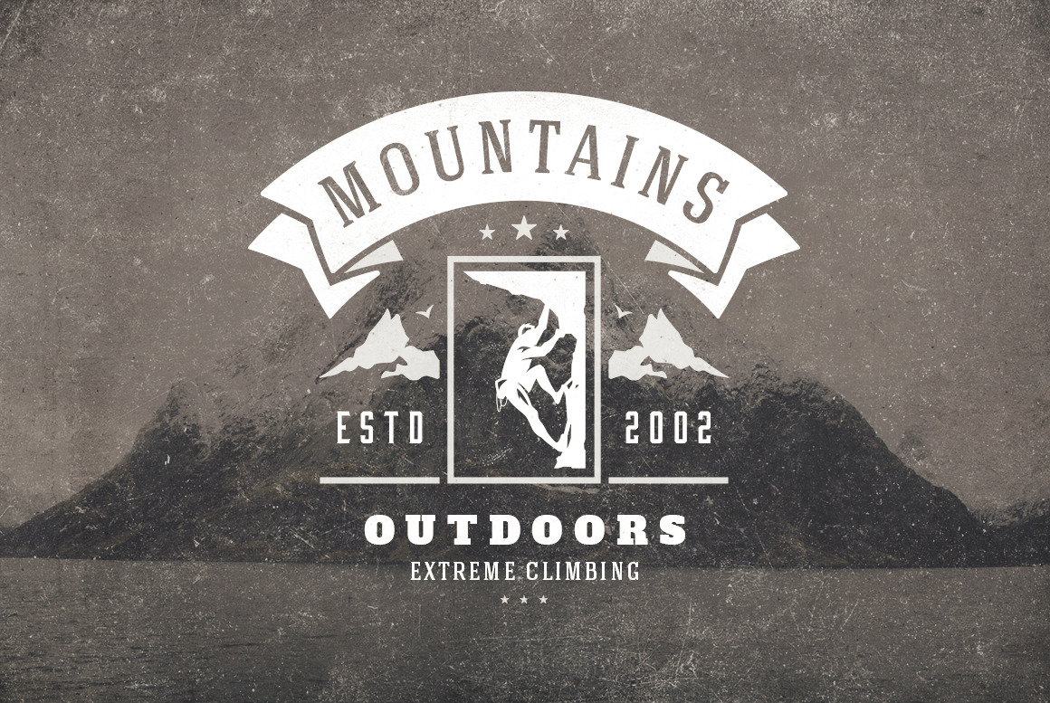 50 Outdoor logos and badges