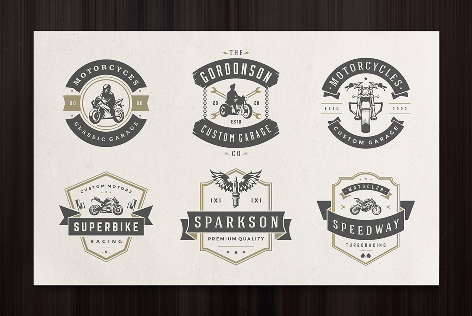 50 Motorcycles Logos and Badges