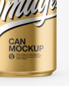 Matte Metallic Drink Can Mockup