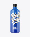 Glossy Plastic Bottle Mockup