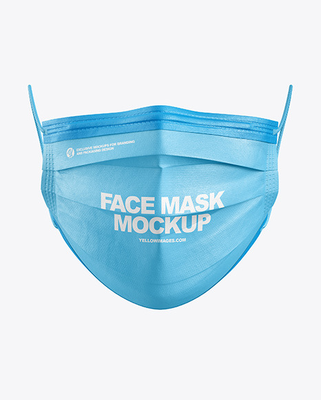 Face Mask & Face Shield Mockup