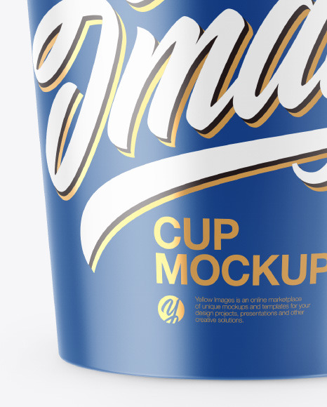 Matte Cup Mockup