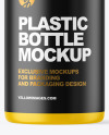 Matte Plastic Bottle Mockup