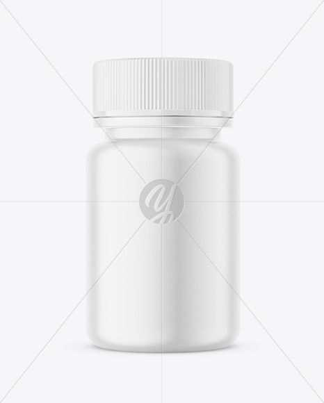 Matte Plastic Jar Mockup