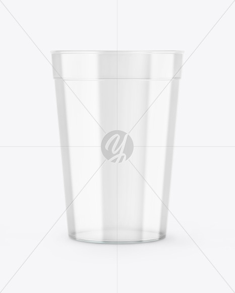 Clear Plastic Cup Mockup