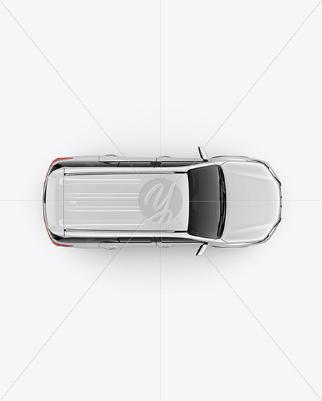 Off-Road SUV Mockup - Top View