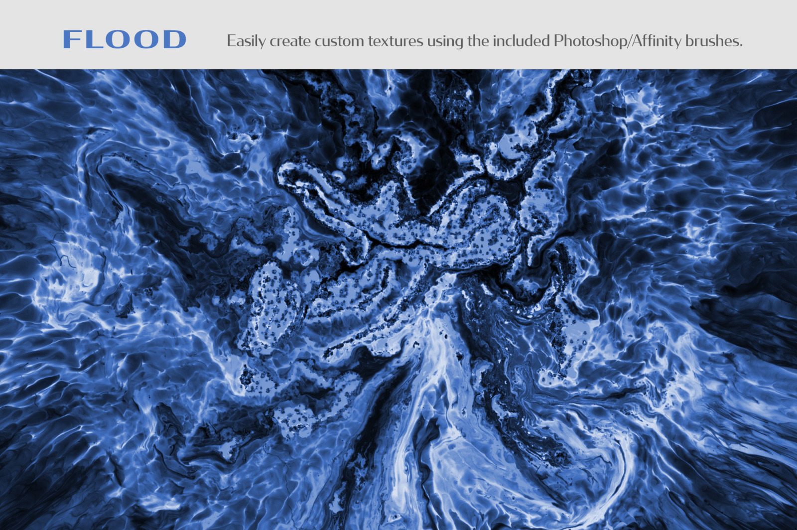 Flood: Experimental Ink &amp; Resin Textures