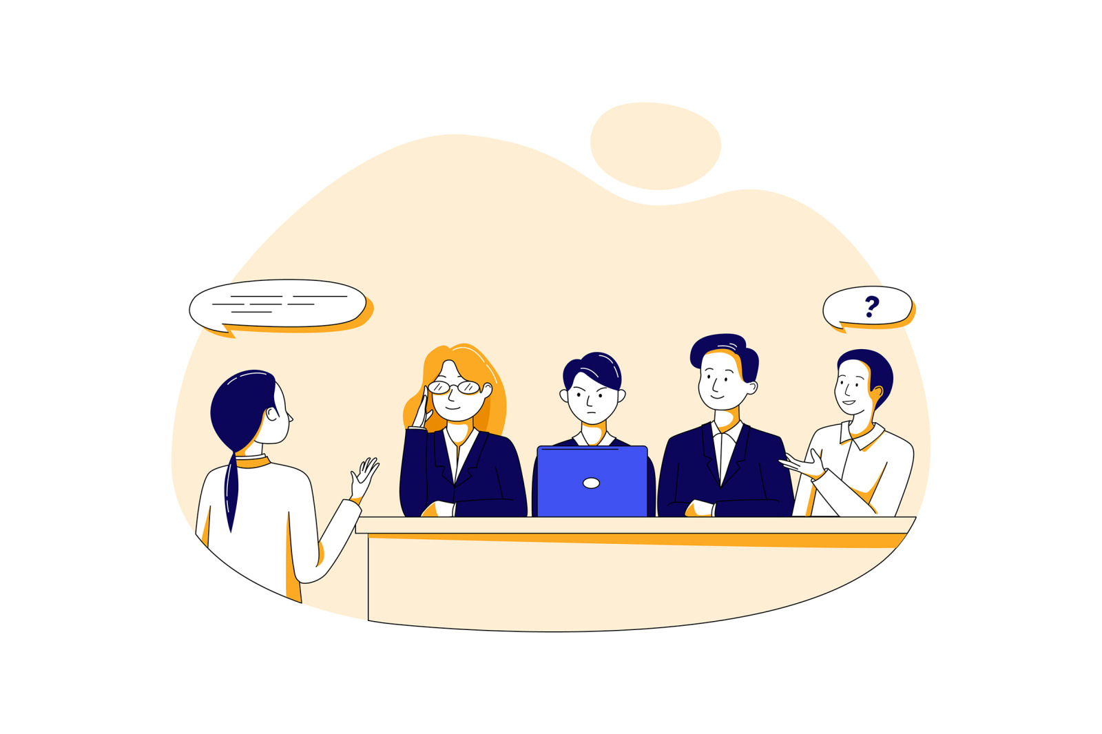 M110_Job Interview Illustrations