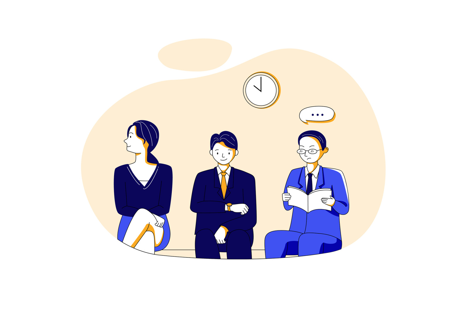 M110_Job Interview Illustrations