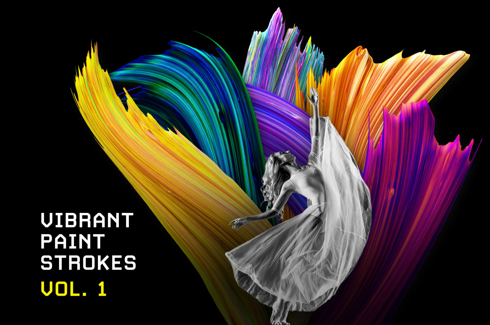Vibrant Paint Strokes Bundle Vibrant Paint Strokes Bundle