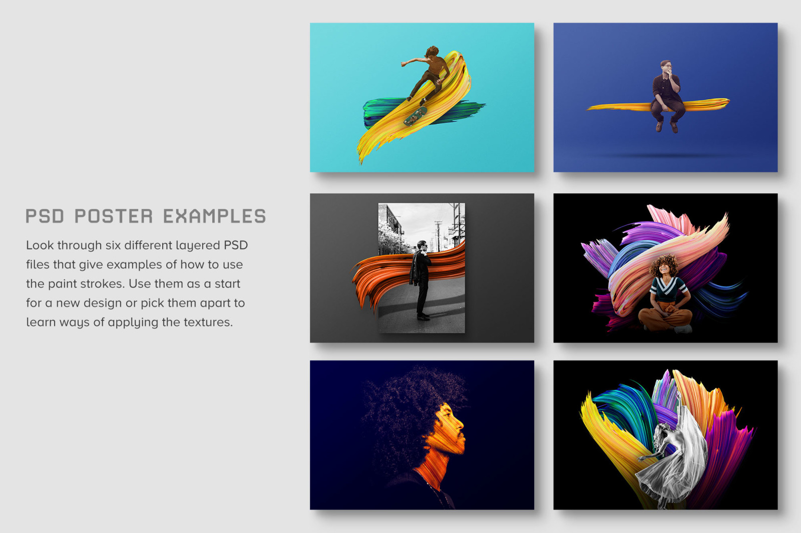 Vibrant Paint Strokes Bundle Vibrant Paint Strokes Bundle