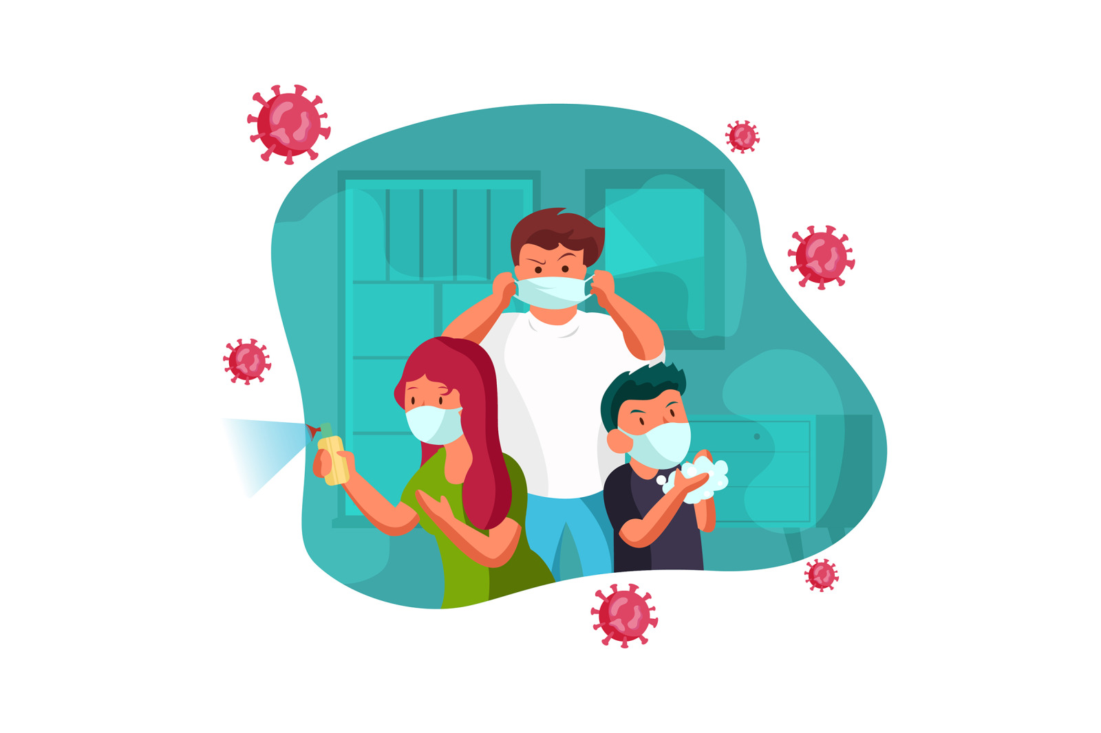 M111_Family protected from the virus M111_Family protected from the virus