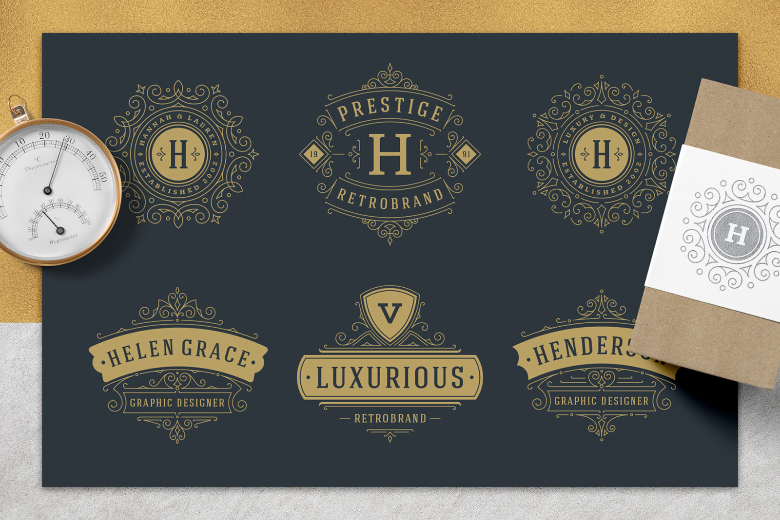 36 Luxury Ornament Logos