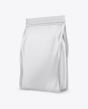 Matte Stand-Up Bag Mockup - Half Side View