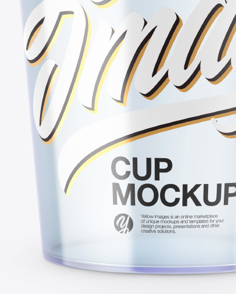 Plastic Cup Mockup