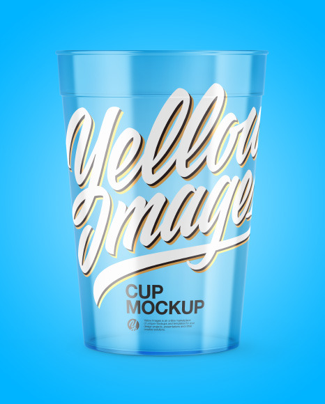 Plastic Cup Mockup