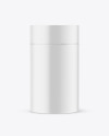 Round Tin Can w/ Matte Finish Mockup