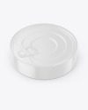 Glossy Tin Can Mockup