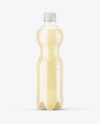 PET Bottle with Pear Drink Mockup