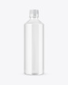 Clear Plastic Bottle Mockup